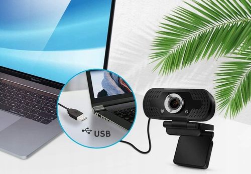 KAMERKA KAMERA INTERNETOWA DO LEKCJI SKYPE FULL HD TEAMS DO LAPTOPA PC na Arena.pl