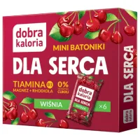 Minibatoniki &quot;dla Serca&quot; o Smaku Wiśniowym Dobra Kaloria, 102g