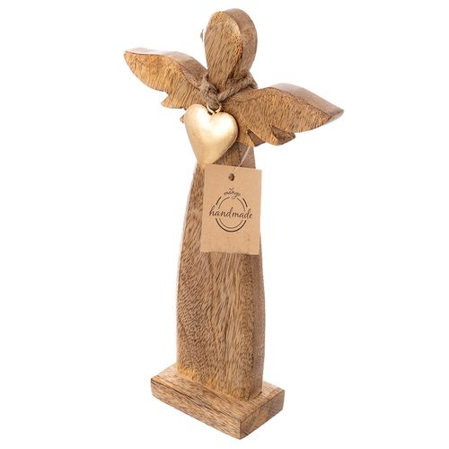 Figurka drewniana anioł MANGO 42 cm na Arena.pl