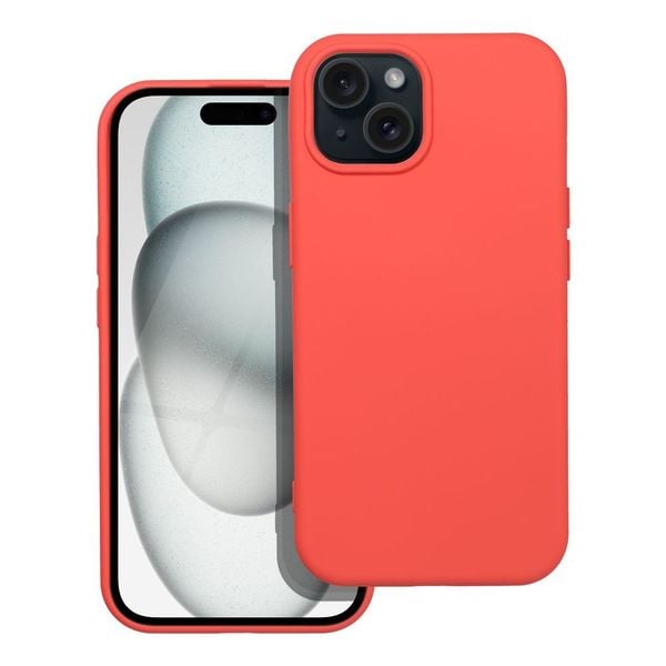 Futerał SILICONE do IPHONE 15 brzoskwiniowy zdjęcie 1