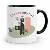 Dla Kelnera Kubek Czarny Kelner Idealny Prezent Z Nadrukiem Ze Zdjęciem