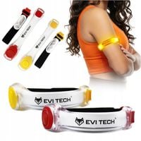 OPASKA ODBLASKOWA NA RĘKĘ ŚWIECĄCA LED WODOODPORNA NA ROWER BIEGANIE 2