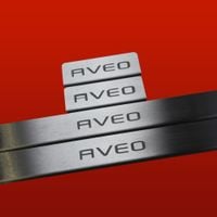 Listwa progowa CHEVROLET AVEO Stal nierdzewna 304 mat 4szt