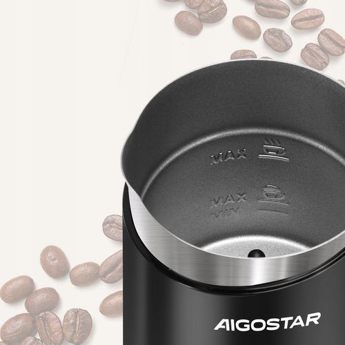 Spieniacz do mleka Podgrzewacz 4 tryby 500w czarny Aigostar na Arena.pl