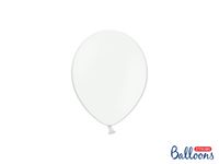 Balony pastelowe białe, 12 cm 3 szt.