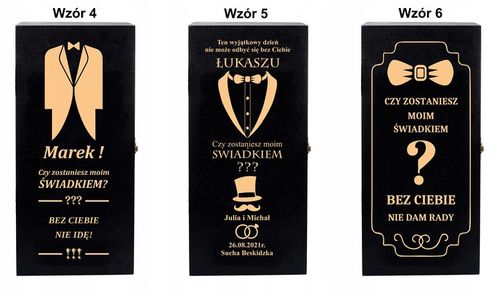 PODZIĘKOWANIE DLA ŚWIADKA SKRZYNKA NA WHISKEY na Arena.pl