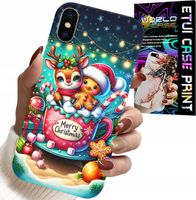 ETUI DO IPHONE XS MAX - RENIFER Z PIERNIKIEM MERRY CHRISTMAS