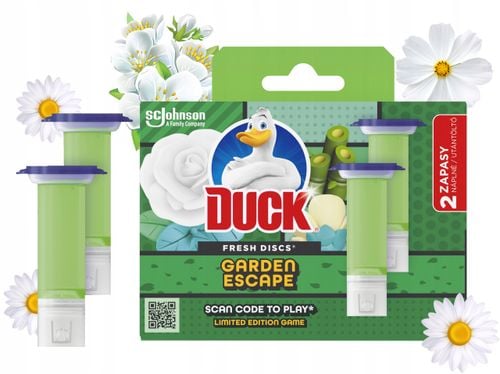 Duck Fresh Discs Garden Escape - Żelowy Krążek Do Toalety 72ml (2 x 36ml) na Arena.pl