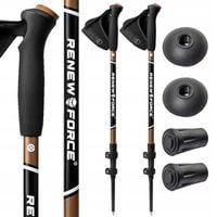 KIJE NORDIC WALKING KIJKI SKŁADANE REGULOWANE DO CHODZENIA TELESKOPOWE