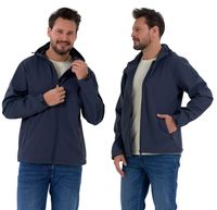 Męska Kurtka Przejściowa Softshell Przeciwdeszczowy Poliester MORAJ - XL