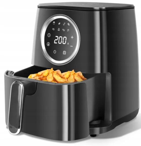 Frytkownica Beztłuszczowa Air Fryer 4.2L Moc 1400W Okno Podglądowe zdjęcie 1
