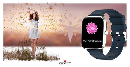 Smartwatch Giewont Dynamic SmartCall GW230-4 - Silver/Deep Ocean na Arena.pl