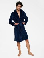 Szlafrok męski Henderson True granatowy L