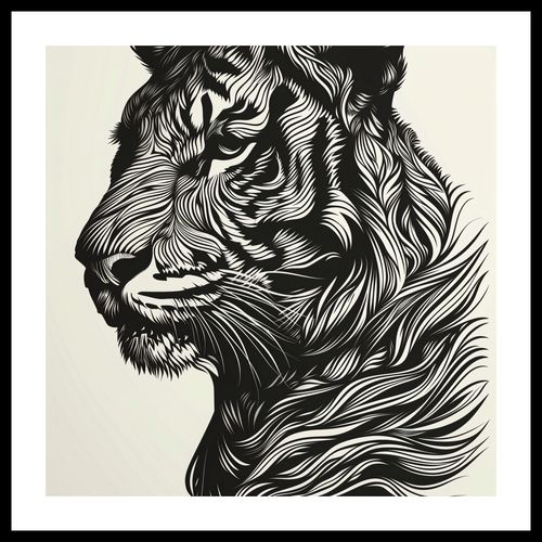 Plakat 40x40cm Tygrysi Gwizd na Arena.pl