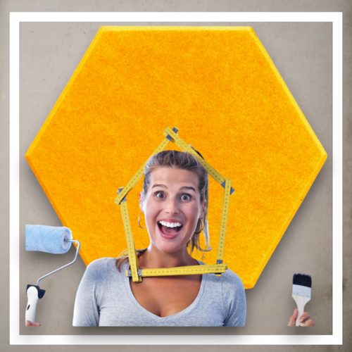 Panele Scienne Filcowe 3D Heksagon Zaglowek Samoprzylepne Akustyczne Soft na Arena.pl