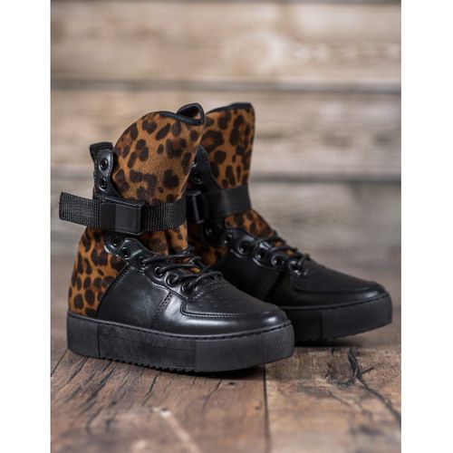 Wysokie Botki Leopard Print r.36 na Arena.pl