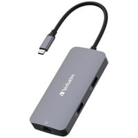 verbatim adapter hub usb-c - hdmi/usb-c  /eternet/2xusb-a 3.0