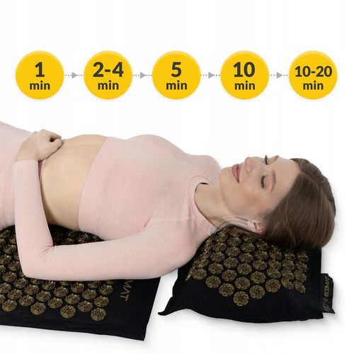 MATA DO AKUPRESURY ECO Z KOLCAMI ZDROWOTNA RELAKS MASAŻ PODUSZKA TORBA na Arena.pl