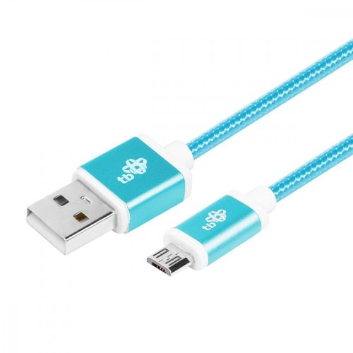 Kabel USB-Micro USB 1.5 m błękitny sznurek na Arena.pl