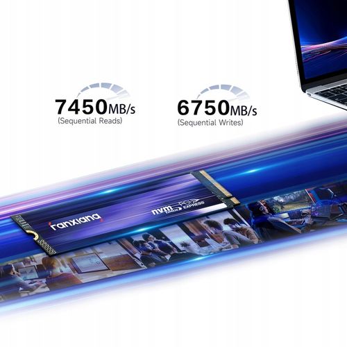 Dysk SSD NVMe PCIe Fanxiang S880 2 TB M.2 2280 PCIe Gen4x4 7450 MB/s DO PS5 na Arena.pl