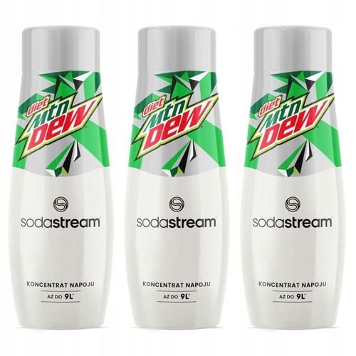 SODASTREAM Mountain Dew Diet zestaw syropów do saturatora 3 szt. x 440 na Arena.pl