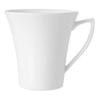Filiżanka porcelana QUATRE HomeDelux 250 ml biała elegancka do kawy