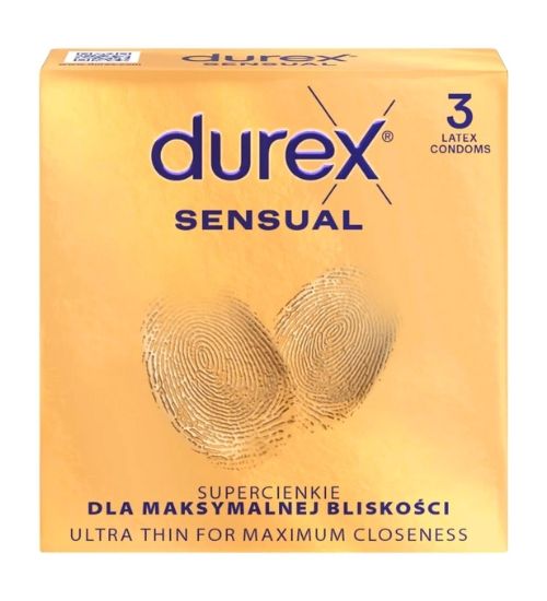 Supercienkie Durex Sensual 3szt. zdjęcie 1