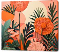 Obraz 100x90cm Koralowy Ogród