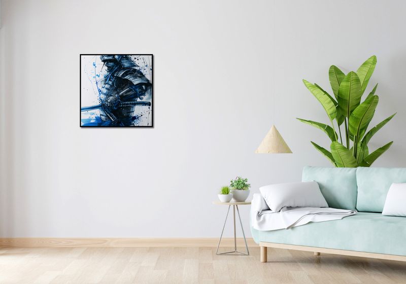 Plakat 60x60cm Samuraj w Błękicie zdjęcie 4