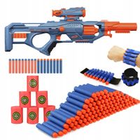 SNAJPERKA NERF ELITE EAGLEPOINT ZESTAW DODATKI TARCZA STRZAŁKI ACCUSTRIKE
