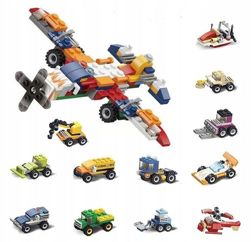 KALENDARZ ADWENTOWY 24 ELEMENTY KLOCKI DINOZAUR SAMOCHODY na Arena.pl