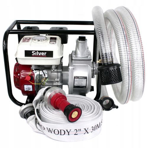 MOTOPOMPA POMPA SPALINOWA DO WODY 2" + 2xWĄŻ na Arena.pl