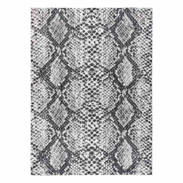 RUG/LU/VINEA/SNAKE/CREAM+BLACK/140x190 zdjęcie 1