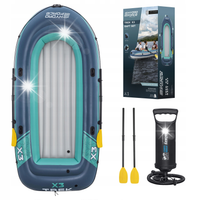Ponton dmuchany Hydro-Force Trek X3 zestaw wiosła pompka 3 osobowy Bestway