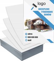 Ulotki A5 100szt reklamowe firmowe duży wybór DOCIEPLANIE TYNKOWANIE DOMÓW
