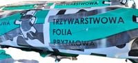 Folia pryzmowa 8x33 czarna kiszonkarska na pryzme