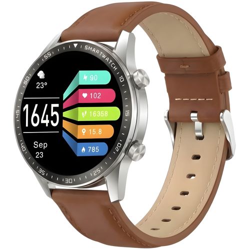 smartwatch gravity srebrny 2 paski gt10-8 na Arena.pl