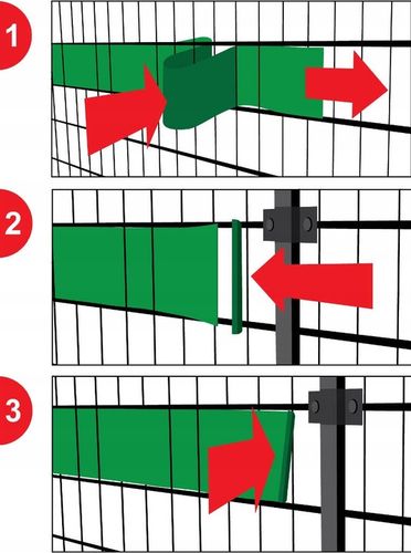 TAŚMA OGRODZENIOWA Czarna 35m 20 KLIPSÓW GRATIS na Arena.pl