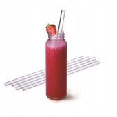 RURKA SZKLANA SŁOMKA PROSTA EKO 23 CM 6 SZT SIMAX