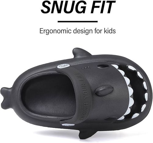 Klapki Dziecięce Rekin Antypoślizgowe Ciemnoszare Kapcie Rozmiar 30 31 EU na Arena.pl