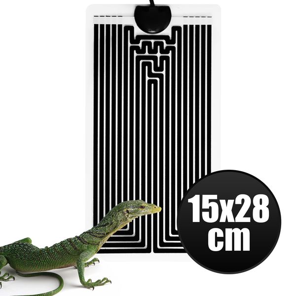 Mata grzewcza do terrarium 15x28cm Heckermann zdjęcie 2
