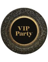 Talerzyki papierowe Vip Party, 23 cm 8 szt.