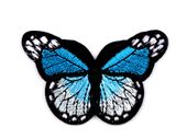 Naprasowanka motyl turkusowy 4,5x6,8 cm