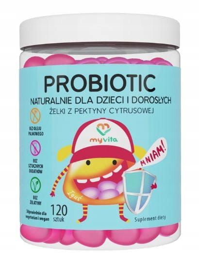 ŻELKI PROBIOTIC 120SZT MYVITA zdjęcie 1