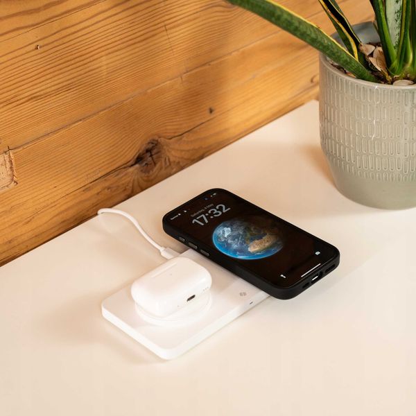 Spacecase Wireless Dual Charger Magcharge Wm3W White zdjęcie 13
