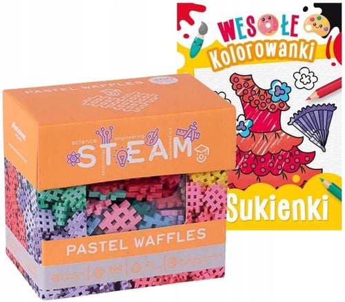 Mini Waffle. Pastel. 300 elementów. Marioinex na Arena.pl