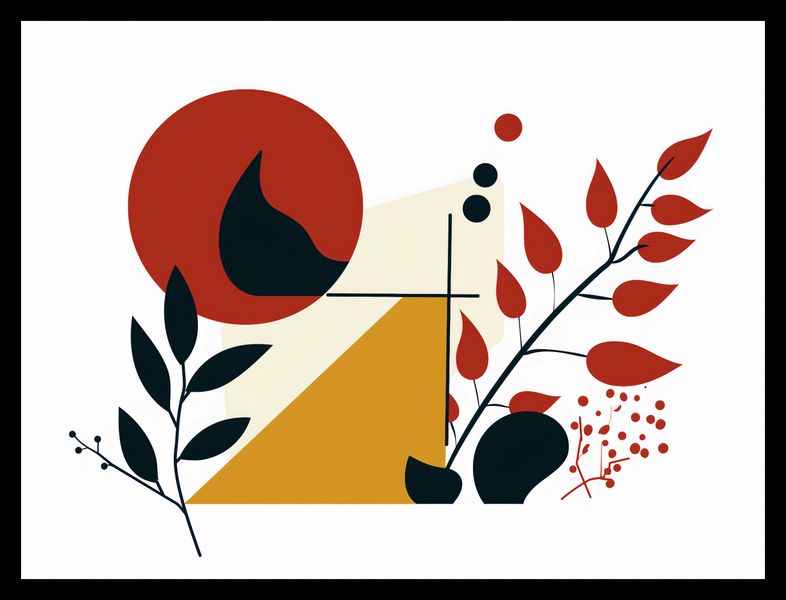 Plakat 40x30cm Ogień i Flora zdjęcie 2