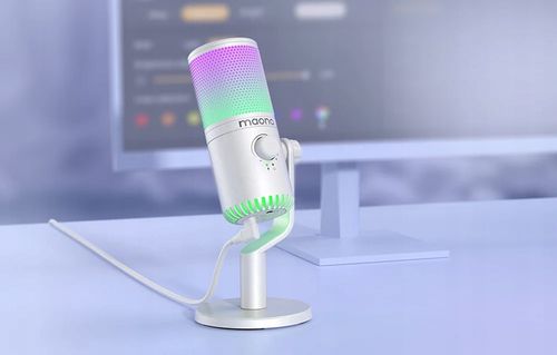 Mikrofon MAONO DM30RGB (biały) na Arena.pl