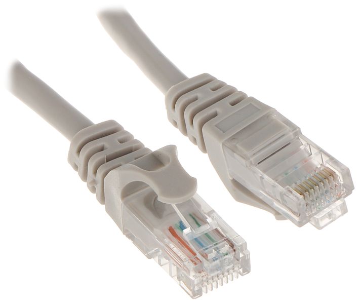 PATCHCORD RJ45/1.8-GREY 1.8 M zdjęcie 1