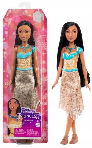 Lalka Disney Princess Księżniczka Pocahontas 28 cm w błyszczącej Sukience na Arena.pl